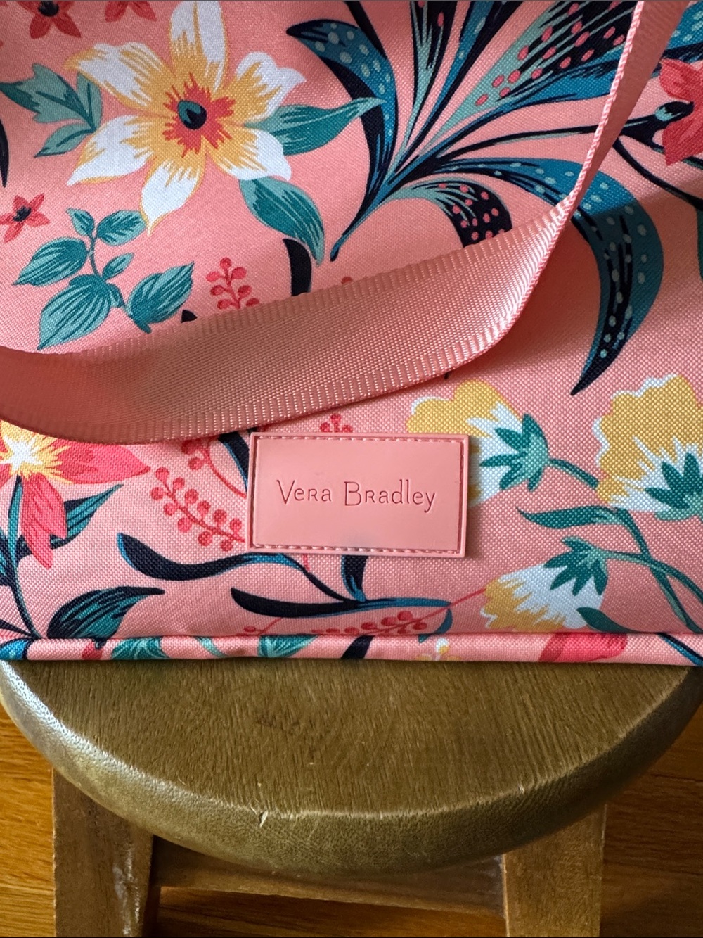 Vera Bradley ReActive
Drawstring Family Tote in the Paradise Bright Coral - Picture 2 of 11